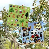 Image 1 of animal crossing stickersheets
