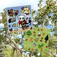 Image 2 of animal crossing stickersheets