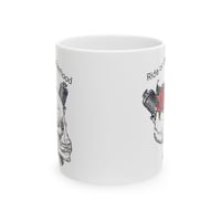 Image 2 of Skull & Rose 'Ride or Die' Ceramic mug 11 oz 15 oz 