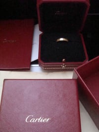 Image 2 of 18ct cartier love small size 54 £1200