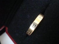 Image 3 of 18ct cartier love small size 54 £1200