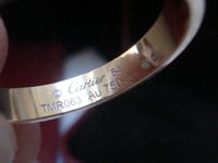Image 4 of 18ct cartier love small size 54 £1200