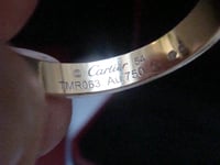 Image 5 of 18ct cartier love small size 54 £1200