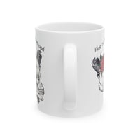 Image 3 of Skull & Rose 'Ride or Die' Ceramic mug 11 oz 15 oz 