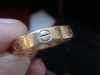 Image 6 of 18ct cartier love small size 54 £1200