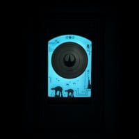 Image 2 of "Rebellions are built on Hope" Datacard -Glowing- pin - Rogue One/ANH