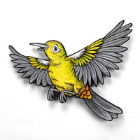 Prothonotary Warbler Original Woodcut