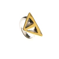 Image 1 of Armour Ring (Two-Tone)
