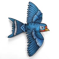 Barn Swallow Original Woodcut