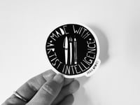"Made with Artist Intelligence" Sticker