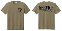 Image 1 of Coyote Brown Short Sleeve Port and Co triblend tshirt