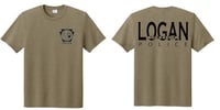 Image 2 of Coyote Brown Short Sleeve Port and Co triblend tshirt