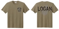 Image 3 of Coyote Brown Short Sleeve Port and Co triblend tshirt
