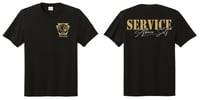 Image 2 of Black Short Sleeve Port and Co triblend tshirt