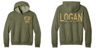 Image 1 of Military Green Heather Port and Co Easy Fleece Hoodie 