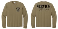 Image 3 of Coyote Brown Port and Co Long Sleeve tshirt