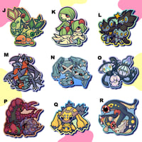 Image 2 of Pocket Creatures - 2.25" Mini Stickers - 45 Options!