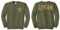 Image 1 of Military Green Port and Co Crewneck Sweatshirt