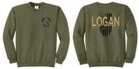 Image 2 of Military Green Port and Co Crewneck Sweatshirt