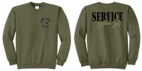 Image 3 of Military Green Port and Co Crewneck Sweatshirt