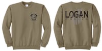 Image 3 of Coyote Brown Port and Co Crewneck Sweatshirt