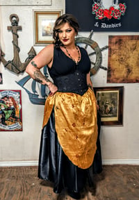 Image 1 of Petal Skirt in Bronzed Beauty - The Golden Hour Collection