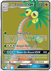 Alolan Exeggutor GX (Full Art) - SM - Crimson Invasion - Near Mint