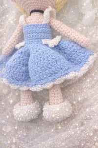 Image 2 of Handmade crochet doll inspired by Cinderella 