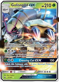 Golisopod GX - SM - Burning Shadows - Near Mint