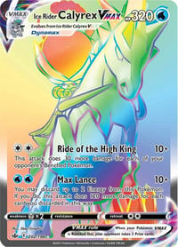 Ice Rider Calyrex VMAX (Secret) - SWSH06: Chilling Reign - Near Mint