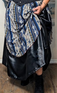 Image 2 of Duchess Skirt in Black Satin - The Golden Hour Collection