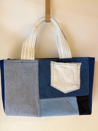 Image 3 of The Denim Patchwork Tote