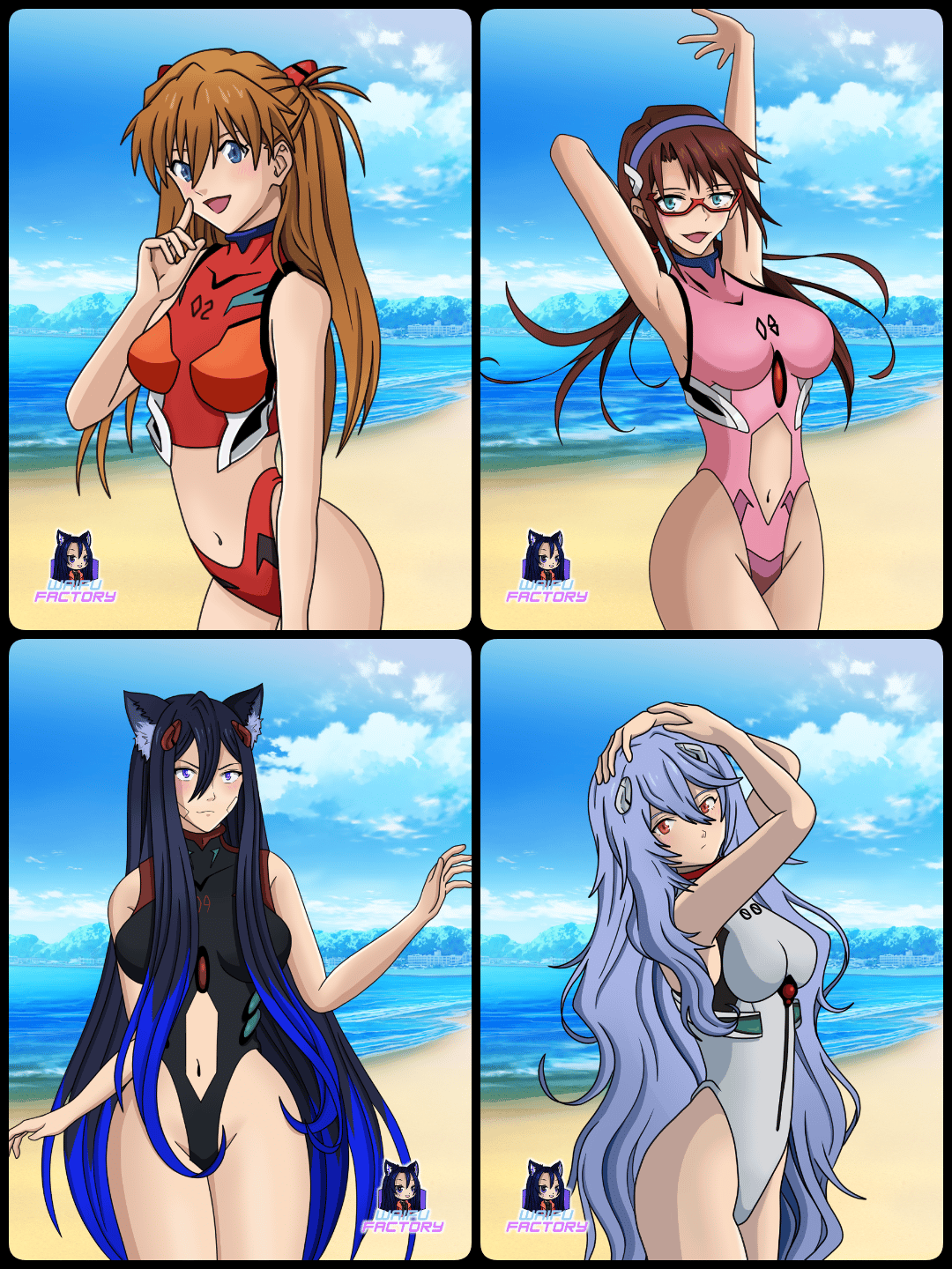 Image of Beach waifus air freshners