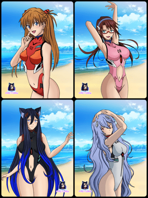 Image of Beach waifus air freshners