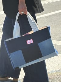 Image 1 of The Denim Patchwork Tote