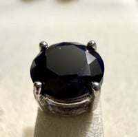 Image 3 of Black Onyx Round Stud Earrings | 925 Sterling Silver | 4-Prong Setting
