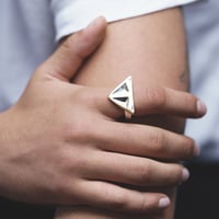 Image 2 of Armour Ring (Two-Tone)