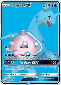Lapras GX (Full Art) - SM Base Set - Near Mint