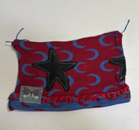 Image 1 of Starrsprite red / blue moon & stars winter hat