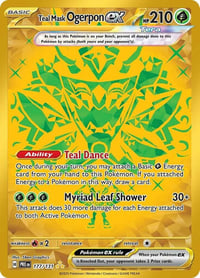 Teal Mask Ogerpon ex - 177/131 - SV: Prismatic Evolutions - Near Mint