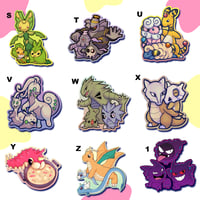 Image 3 of Pocket Creatures - 2.25" Mini Stickers - 45 Options!