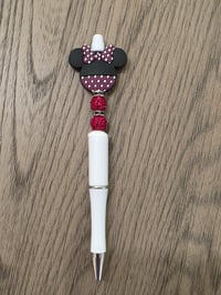 Image 1 of Maroon minnie pen 