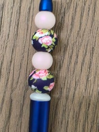 Image 1 of Blue floral pen 💛