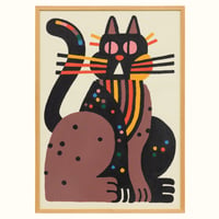 Image 1 of 'Cat' -  painting