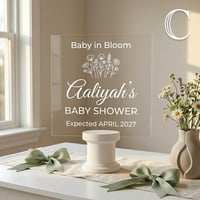 Image 4 of Baby Shower | "Oh Baby!" Whimsical Acrylic Welcome Sign