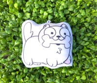Image 2 of Annoying Dog Pillow Keychain