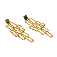 Image 1 of Loom Studs (18ct Gold Plated)