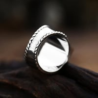 Image 6 of 👑The Armored Kingdom Silver Thunderstrike Hammer of Mjolnir Ring-Thor’s Hammer Design