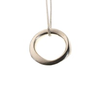 Image 1 of Flow Ring Necklace (Sterling Silver)