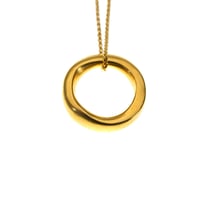 Image 1 of Flow Ring Necklace (18ct Gold Plated)